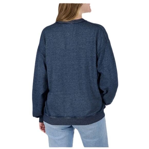 Billy Joel "Piano Man" Dropped Shoulder Fleece Graphic Sweatshirt Blue Large NWT - Picture 2 of 10